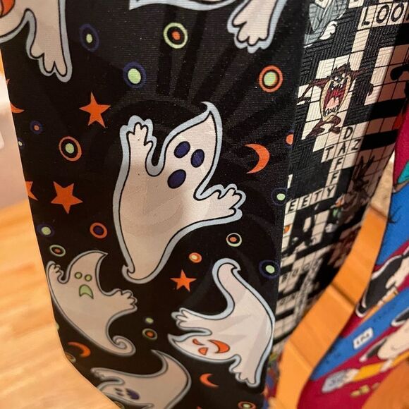Vintage Ties Peanuts Looney Tunes Halloween made in Korea - Picture 5 of 14